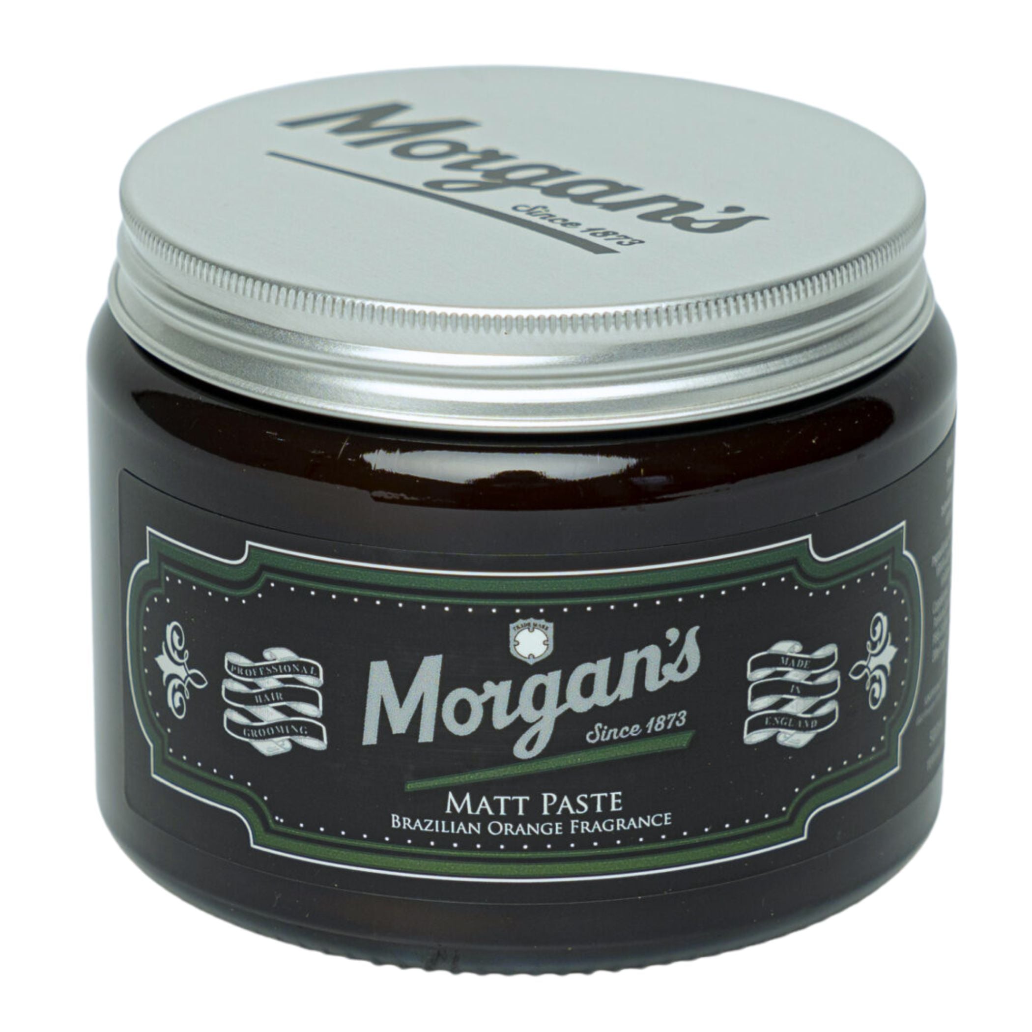 Матова паста для стилізації волосся — Morgan's Matt Paste Brazilian Orange Fragrance [500 мл - Barber Size]