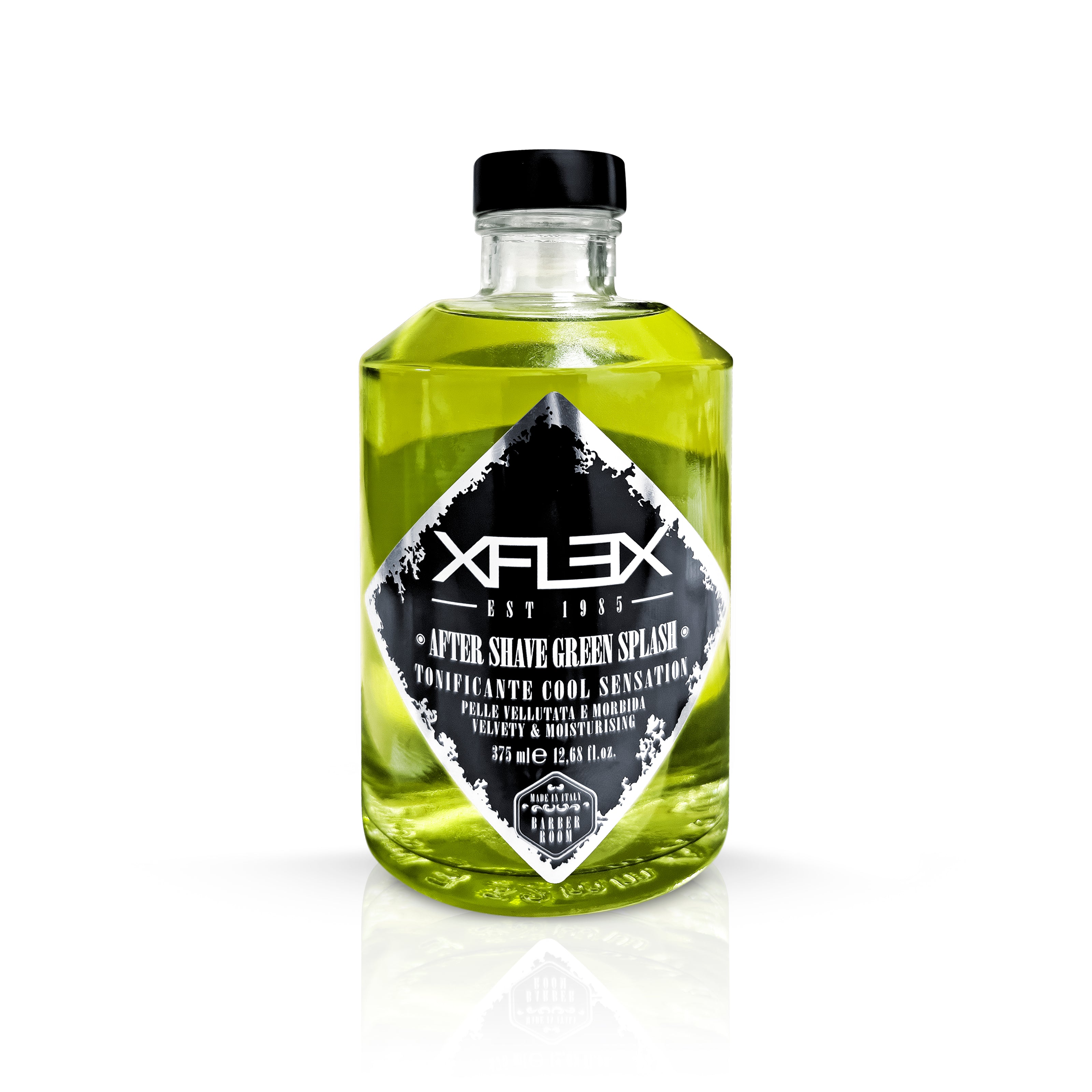 Płyn po goleniu do skóry wrażliwej Xflex Aftershave Green Splash 375ml