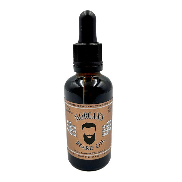 Olejek do brody Morgan's Beard Oil o zapachu oudowym i bursztynowym 50ml